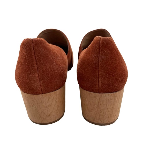 HIGH BOOTS 6.5 CM IN CIDER BROWN SUEDE AND BLACK CALFSKIN